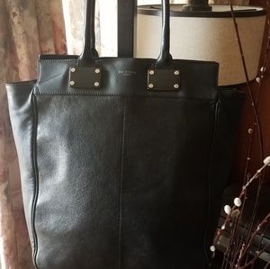 black leather rag & bone tote